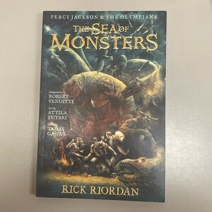 The Sea of monsters by Rick Riordan Excellent used condition